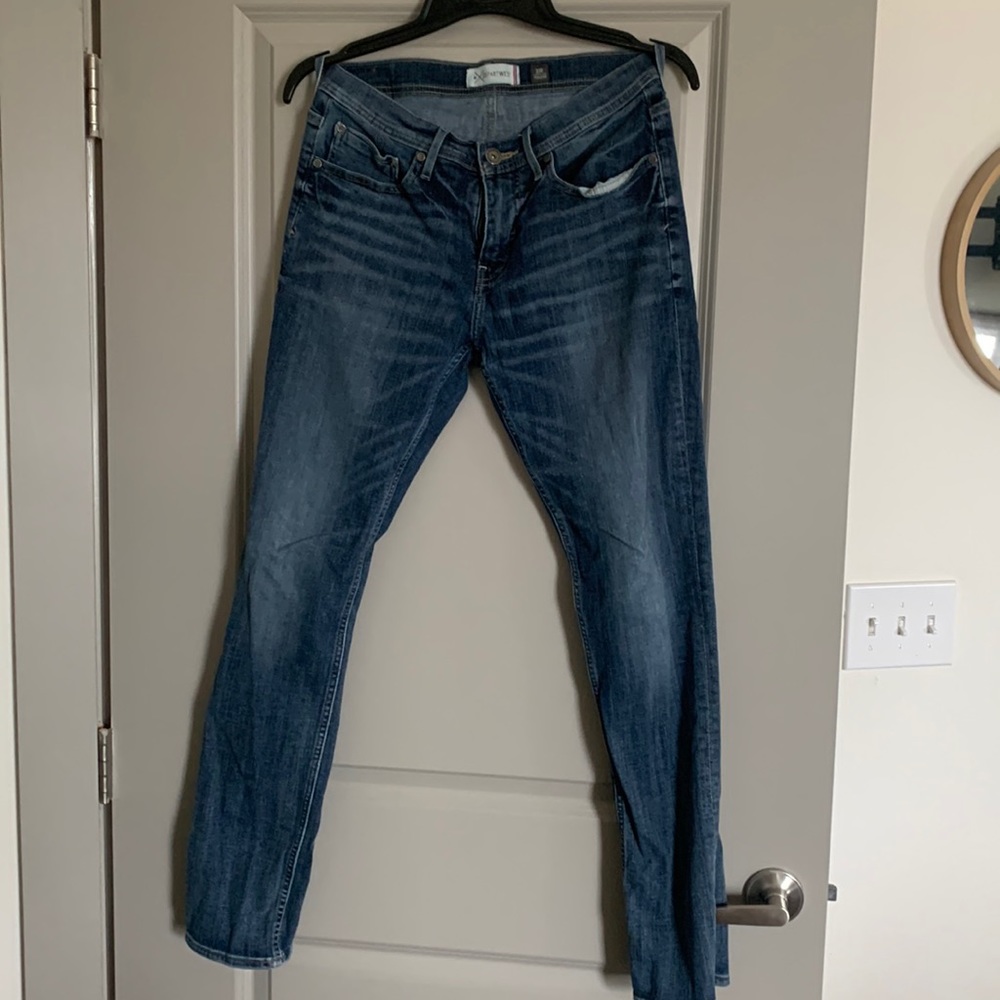 Mens slim straight jeans